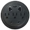 Kable Kontrol Kable Kontrol Powertap Desk Outlet Power Grommet - 3 Power Outlets + 2 Ethernet Ports GMPT-1 - alternate 1
